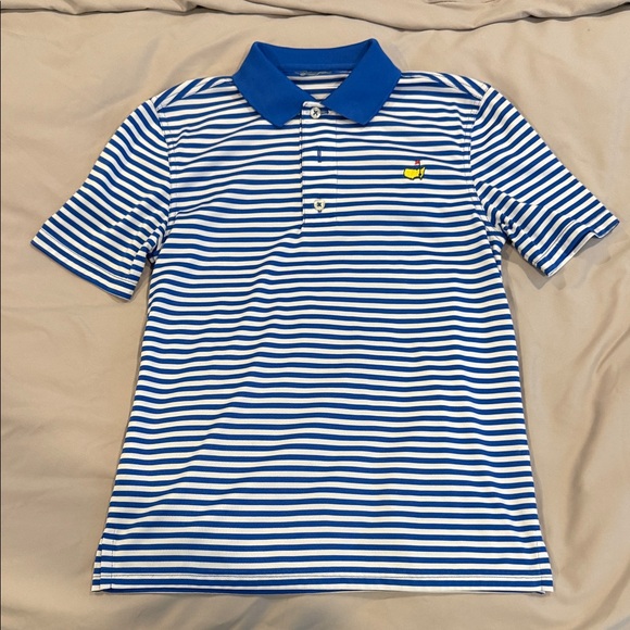 Masters Other - Masters Kids Polo with Blue and White Stripes